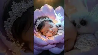 Sleeping Baby Princess in a Magical Flower 🌸✨ #shorts