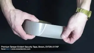 Premium Tamper Evident Security Tape Brown Perforated EVT2N-217AP