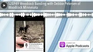 S2EP49 Woodcock Banding with Debbie Petersen of Woodcock Minnesota