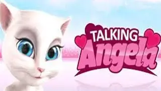 Cute Cat Angela Great Manicure   AngelaTalking Cat - Disney Surprise Toys Kids