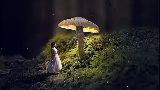 Photo Manipulation | Dream Girl and Mushroom | in Photoshop by Dynamic Developers