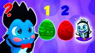 🥚🦇 One, Two,... Witch! Halloween Version 🧙🏻&zwj;♀️👻 Best Songs for kids by The Mini Moonies