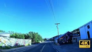 Relax With Truck POV and White Noise: Scenic Drive | Small Obscure American Town & Mountains 🚛🌄