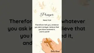God's Word For You || A Reading From Mark || Chapter  - 11:24 || God's Grace