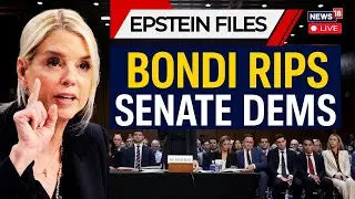 LIVE: Pam Bondi DODGES Epstein & Trump Questions in Fiery Senate Hearing, Refuses to Answer | N18G