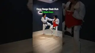 Learn close range clash kick in 3 simple steps