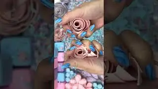 Crushing soap roses 🌹 Full video @AllaAsmr #asmrsoap