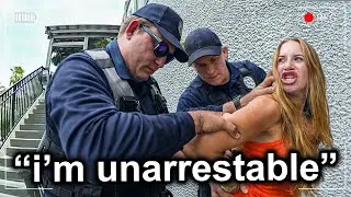 Cops vs Entitled Woman Taking It From 0 to 100 in Seconds, Ends Badly