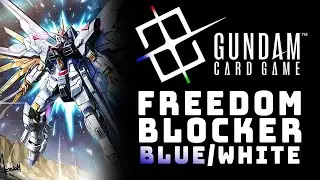 Unlock the Power of Blue White Freedom Blocker Deck! | Gundam TCG Profile & Testing Insights!