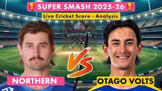 Super Smash | Northern Brave vs Otago | OTG vs NB | Ball by Ball Score Update | NZ T20 League