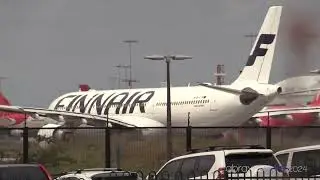 Finnair (Qantas) A330 & Asiana Airlines A380 [OH-LTR & HL7626] - Departing from Sydney