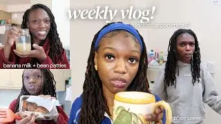 VLOG:  doctor's appointment?? trying banana milk for the first time + making bean patties !