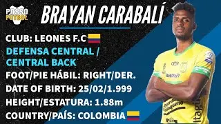 Brayan Carabalí - Central back - 2022