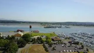Semiahmoo Bay fly over