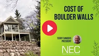 What Are the Factors that Impact the Cost of Boulder Retaining Walls? | Natural Environments Corp