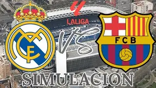 REAL MADRID VS FC BARCELONA || LA LIGA 2025-26 || PES 6