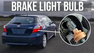 How to Replace Brake Light Bulb - Toyota Matrix (2009-2014)