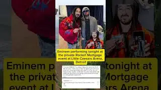 Eminem Performs at Private Rocket Mortgage Event in Detroit #eminem #rap #trending #shorts #song