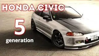 Культовые Колёса: Honda Civic V - Икона стиля и тюнинга 90-х