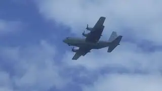 PAF C130 landing at Lumbia Airport