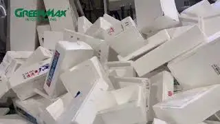 Hohe Effizienz des GREENMAXSchaum Verdichter M-C300-Systems f&uuml;r das Recycling von EPS an