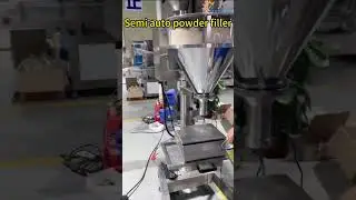 #Semi automatic #milk powder, protein #powder, #corn powder, #almond powder #auger filling machine