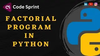 Factorial Program in Python