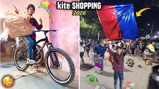 Happy Makar Sankranti Shopping🪁Uttaran Shopping😱Kite Shopping Vlog?