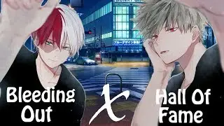 Nightcore Bleeding Out ✗ Hall Of Fame (Switching Vocals)