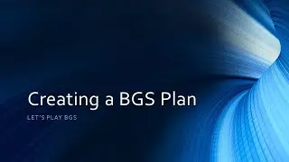 Elite Dangerous: Odyssey | Creating a BGS Plan