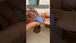 Professional Hand Press Machine Creating Custom Textured Fabric Buttons