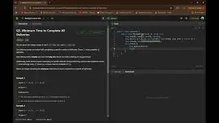Q3 - Minimum Time to Complete All Deliveries - C# Solution