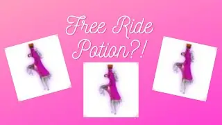 (giveaway closed) How to get a free ride potion in Adopt Me!😲🤯