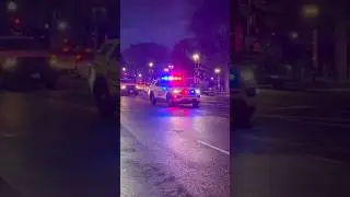 MPD Washington D.C. Metropolitan Police Civil Disturbance Unit Convoy Responding to a Protest!
