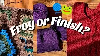 Лягушка или финиш? 🧶 Разбираюсь в своих проектах