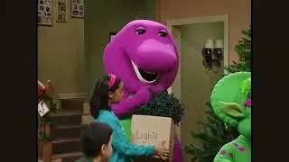 Barney & His Friends Singing OH Christmas Tree From Barney's Night Before Christmas !