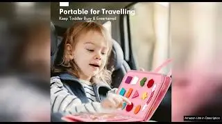 hahaland Busy Board - Montessori Toys for 2 Year Old Girl Bithday Review