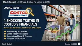 ​Deep Dive | Costco's $COST Financials: 4 Shocking Truths Revealed (FY2025 Q4)