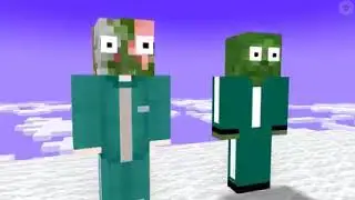 Monster School - LICK RUNNER CHALLENGE - Minecraft Animation