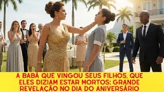 O casal da alta sociedade me expulsou    Mas eles n&atilde;o viram o documento debaixo do bolo!