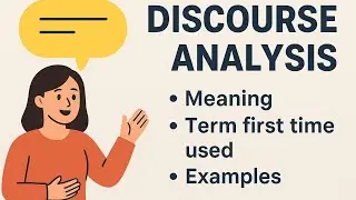 Discourse Analysis | Meaning, Origin & Simple Examples