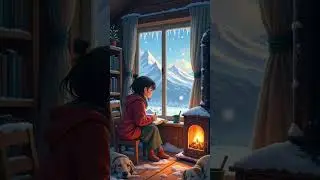 POV: You&rsquo;re studying in a snowy cabin with LoFi & firelight ❄️📚