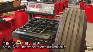 truck wheel balancer operation video