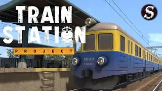 Zarządzam dworcem kolejowym w grze Train Station Project | gameplay PL playtest