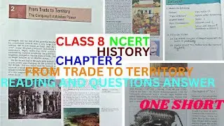 CLASS 8 NCERT HISTORY CHAPTER 2 FROM TRADE TO TERRITORY[READING and QUESTIONS AND ANSWERS]