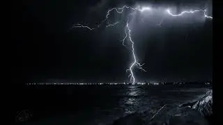Late Night Melancholy  loop WITH rain and thunder 🍃 to vibe, study, sleep to