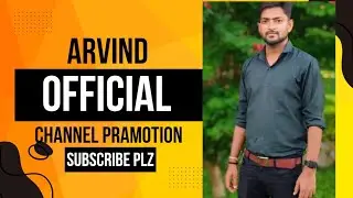 Arvind Official is live! channel Pramotion 🔴