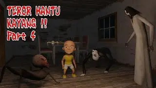 TEROR HANTU KAYANG (Part 4) !! Upin Mencari Jalan Keluar dari Rumah Hantu Kayang dan Slendrina