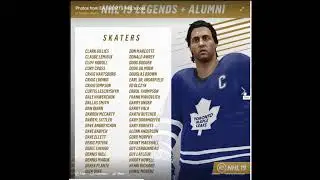 NHL 19 Legends update 9-19-18