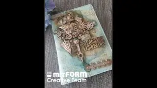 Mixed Media Altered Organizer for Mitform Castings